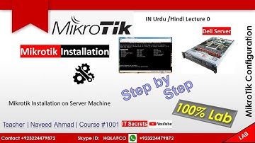 Mikrotik Installation Lecture 0