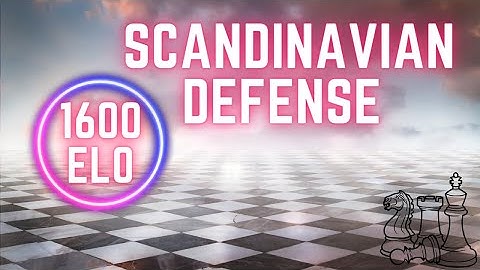 1600 ELO Plays Scandinavian Defense #2