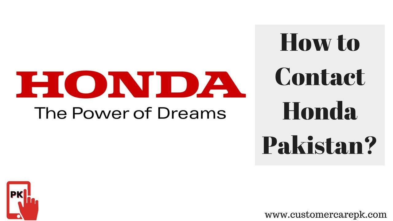 Honda Pakistan Customer Care Number, Head Office Address ...