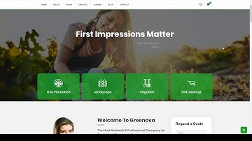 Greenova - Gardening amp Landscaping WordPress Theme