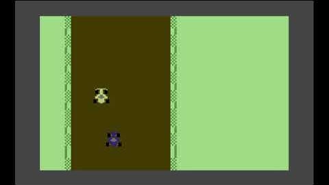 Simple Racing Demo in Epyx Toolkit Basic on the Commodore 64