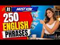 250 English Phrases Every A1 Student Must Know | Learn Easy English for Beginners