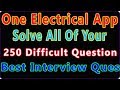 250 Electrical interview Question App With Answer
