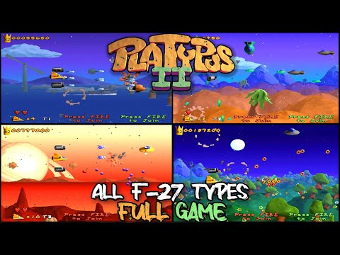 PLATYPUS 2 - Gameplay Walkthrough FULL GAMES COMPLETE (ALL F-27 TYPES) 1080P 60FPS