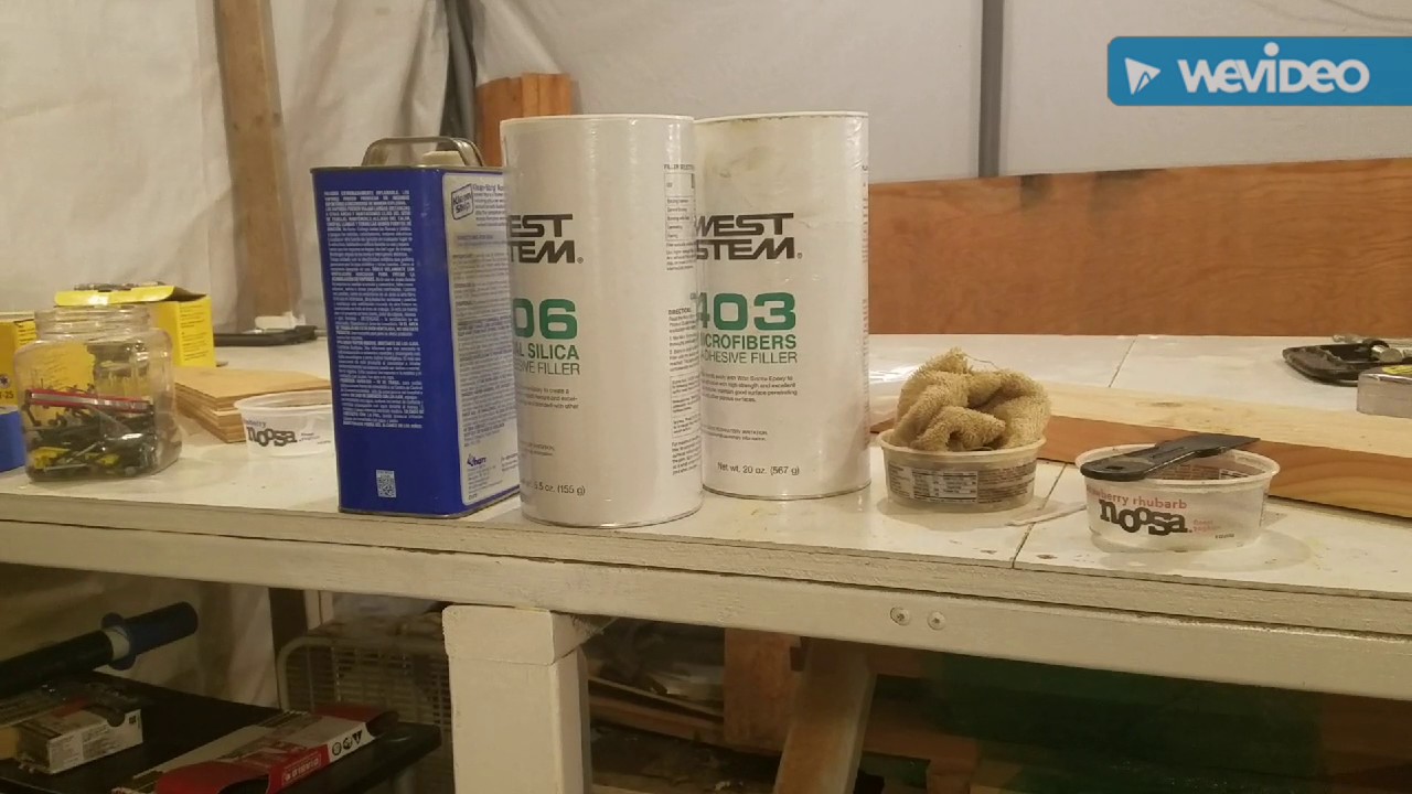 Mid-week Update, epoxy filler proportions