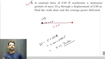 HC verma chapter 8 work power energy exercise question 5 solution