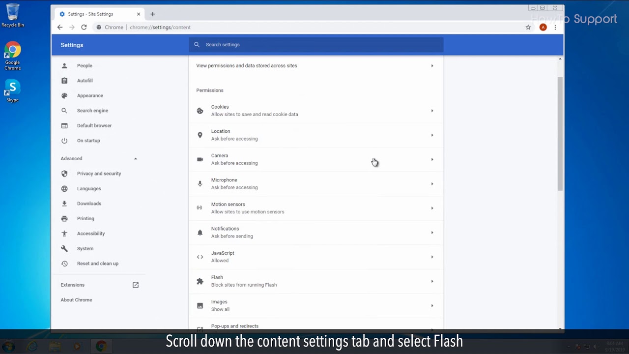 How to enable flash in Google Chrome YouTube