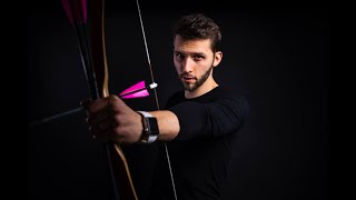 Archery skills and trickshots in a forest 🏹 cinematic video #short