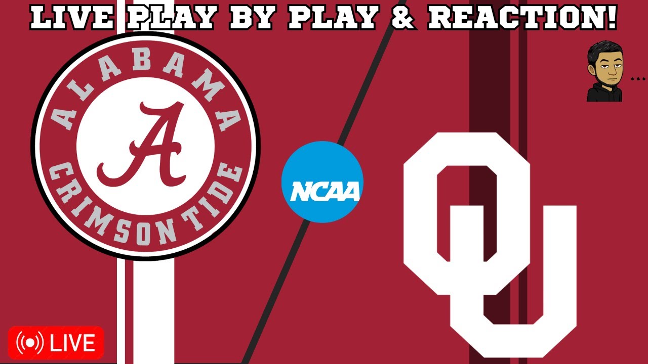 Alabama vs Oklahoma | CFP Livestream Live Radio Broadcast (12/19/2025 ...