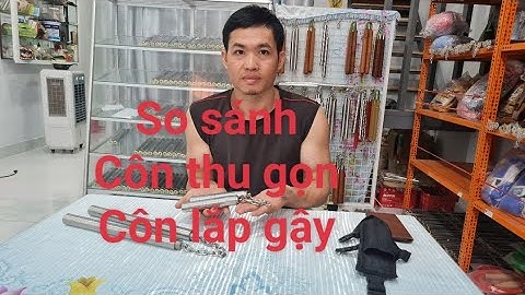 So sánh côn inox nối gậy & côn nhị khúc inox thu gọn_Toankungfu