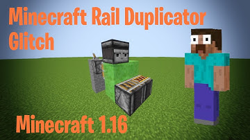 Rail Duplicator Glitch | Minecraft 1.16