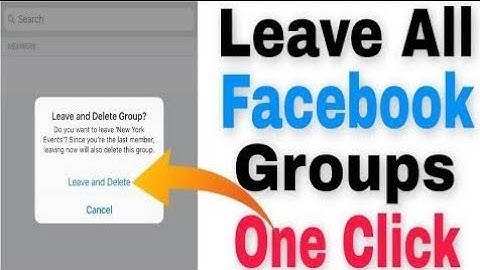 How to remove from all Facebook Groups just in one click 2022 || Delete all Fb Groups in one click