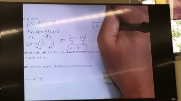 Deshane & May Algebros: 10.4 Solving Radical Equations