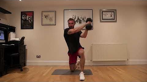 Half Kneeling Dumbbell Woodchop