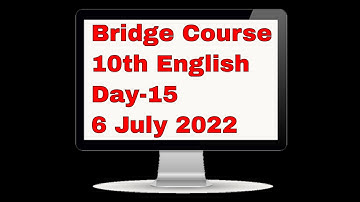 10th English Bridge Course Day-15