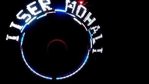 DIY Persistence of vision display