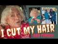 Hair cut  fun day with daughter  huge thrift haul  grwm  over 60