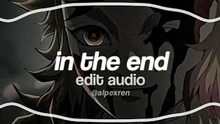 in the end || edit audio