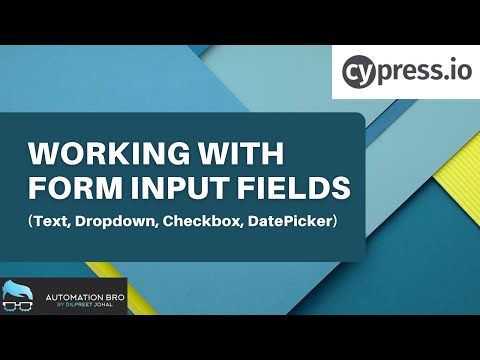 Working with Form Input fields in Cypress