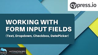 How to Work with Input Fields in Cypress How To Work With Input Fields In Cypress