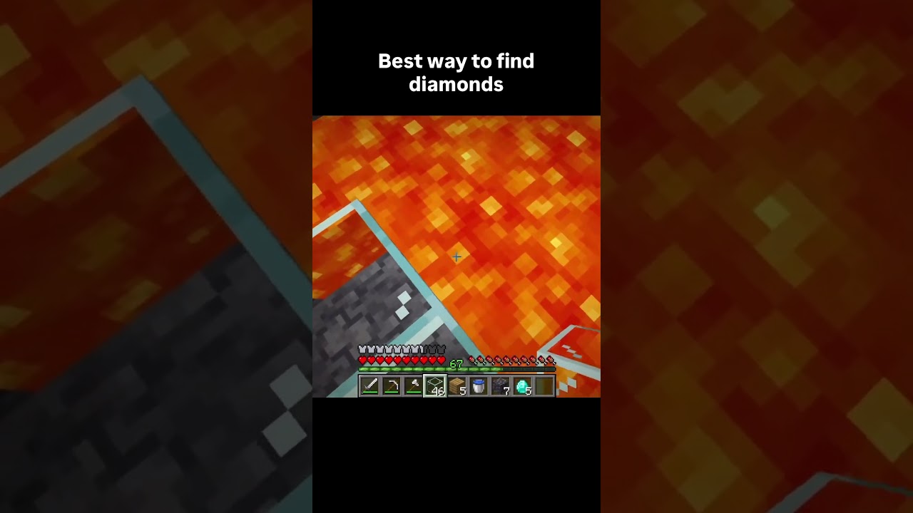 Лучший способ найти алмазы 