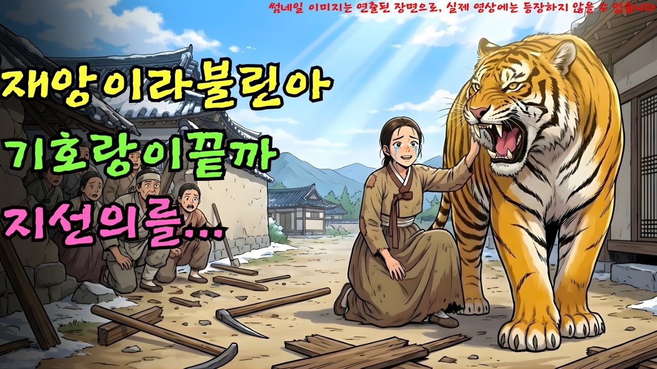 👉 재앙이라 불린 아기 호랑이, 끝까지 선의를 믿은 단 한 사람 | 야담 |옛날이야기 |민담 |전설 | 설화