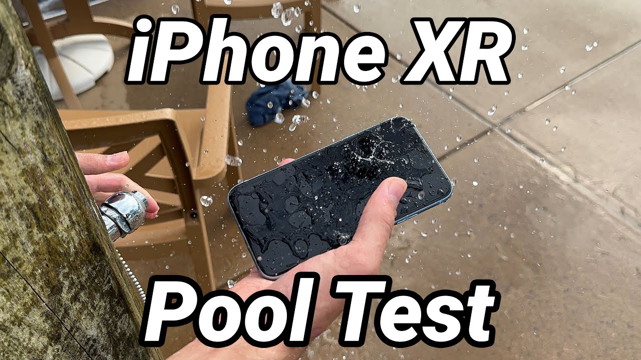 Taking an iPhone XR In A Pool (Ultimate Water Test) - YouTube