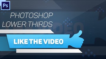 Lower Thirds Tutorial | Photoshop CC by Qehzy