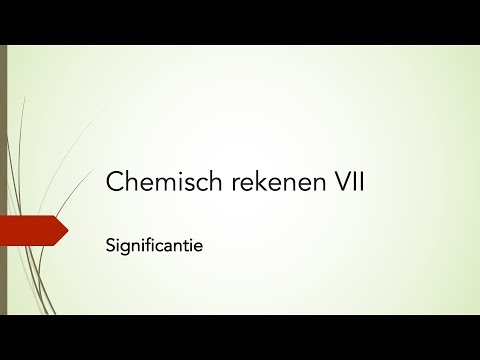 Video: Waarom gebruiken we significante cijfers in de chemie?