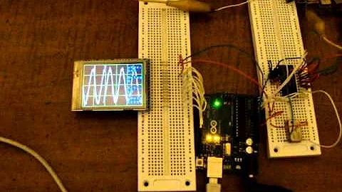 TDA8703 based DSO at 5MSPS on an Arduino Uno