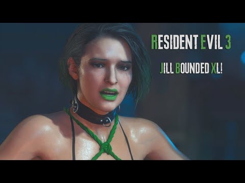 NAKED JILL VALENTINE -SEXY GREEN BIKINI OUTFIT - RESIDENT EVIL 3 REMAKE