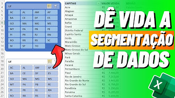 Como Personalizar segmentação de dados no Excel para criar dashboard impressionantes