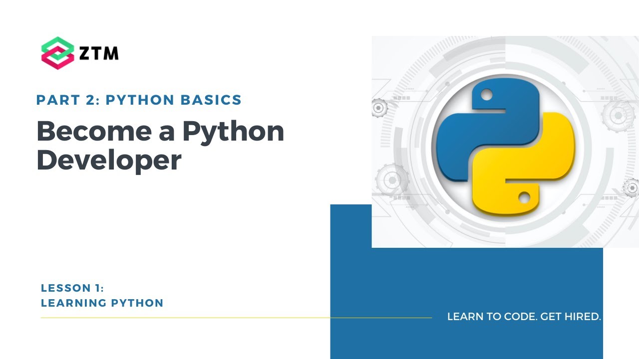 Learn Python: Part 2 (Python Basics I)