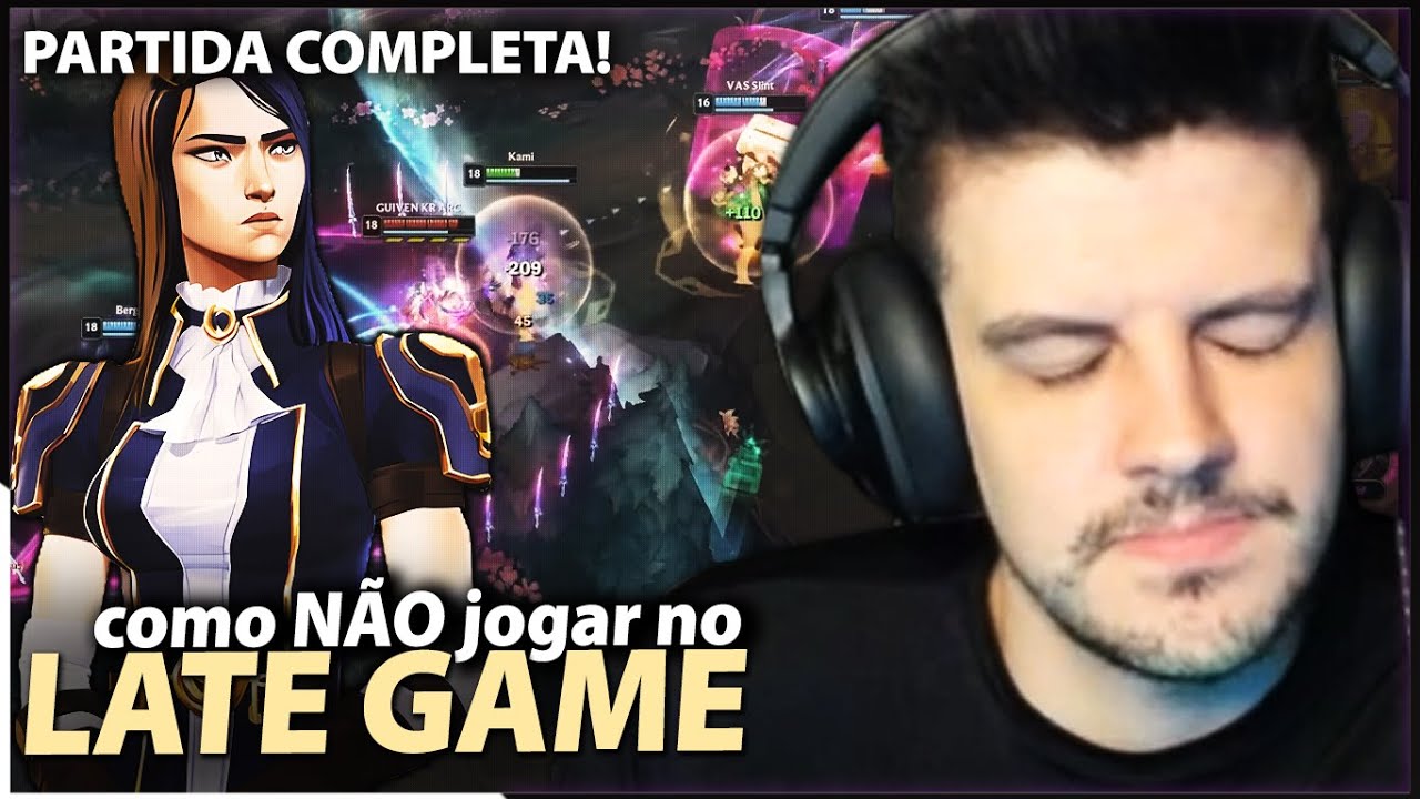 『JOGO COMPLETO』 -  Te ensinando como NÃO jogar de ADC no LATE GAME! 🧁 | Kamikat+