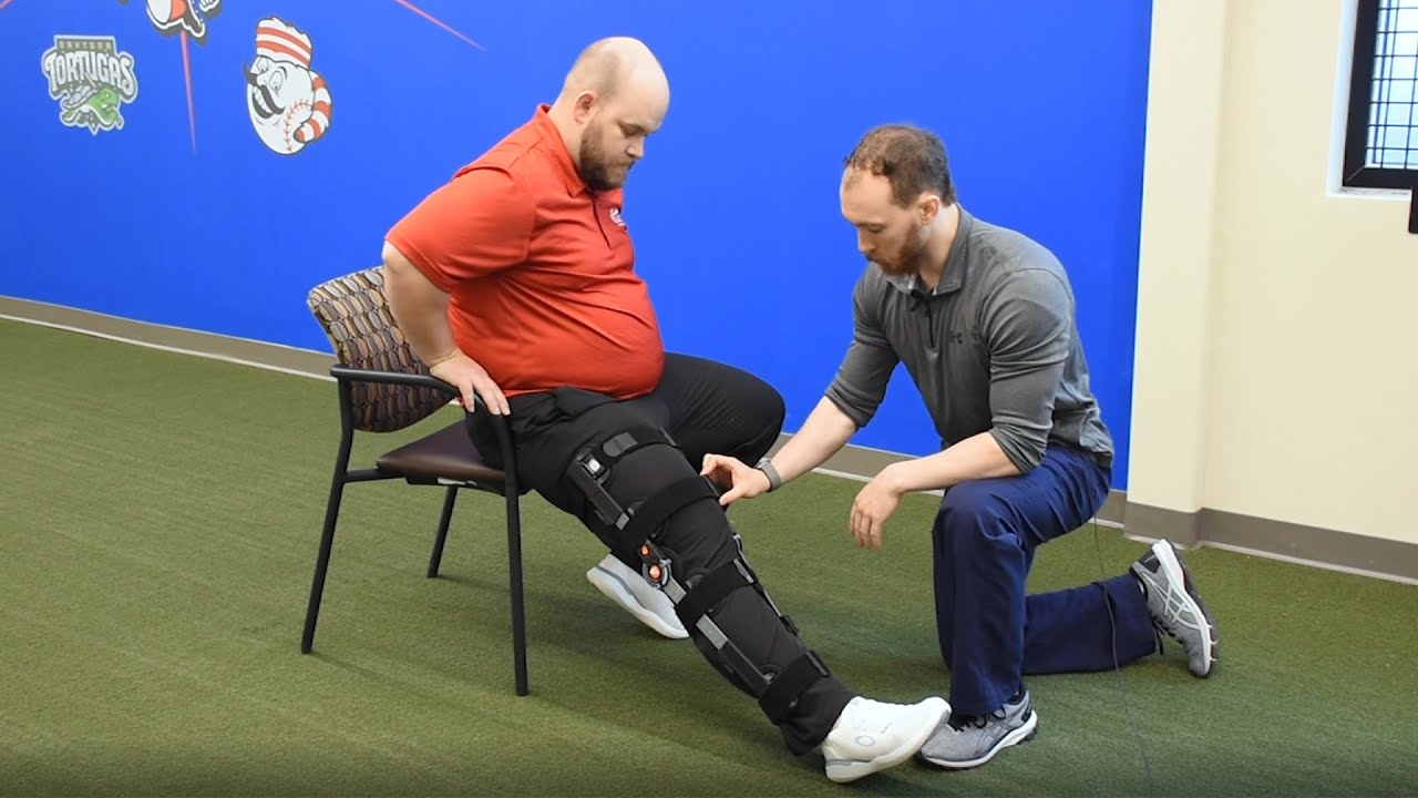 How to Put On and Take Off the Breg T-Scope Premier Post-Op Knee Brace 