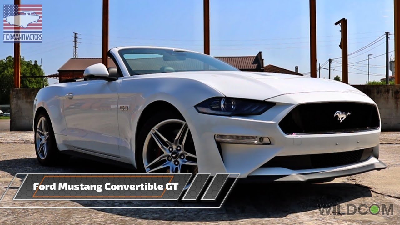 Ford Mustang Convertible GT 2019: il test-drive del sogno americano -  YouTube
