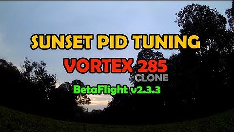 Vortex 285 (Clone) - Sunset PID Tuning