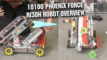 10100 Phoenix Force Robot Overview | Conveyor Transfer | Drone Launcher | Robot in 30 Hours