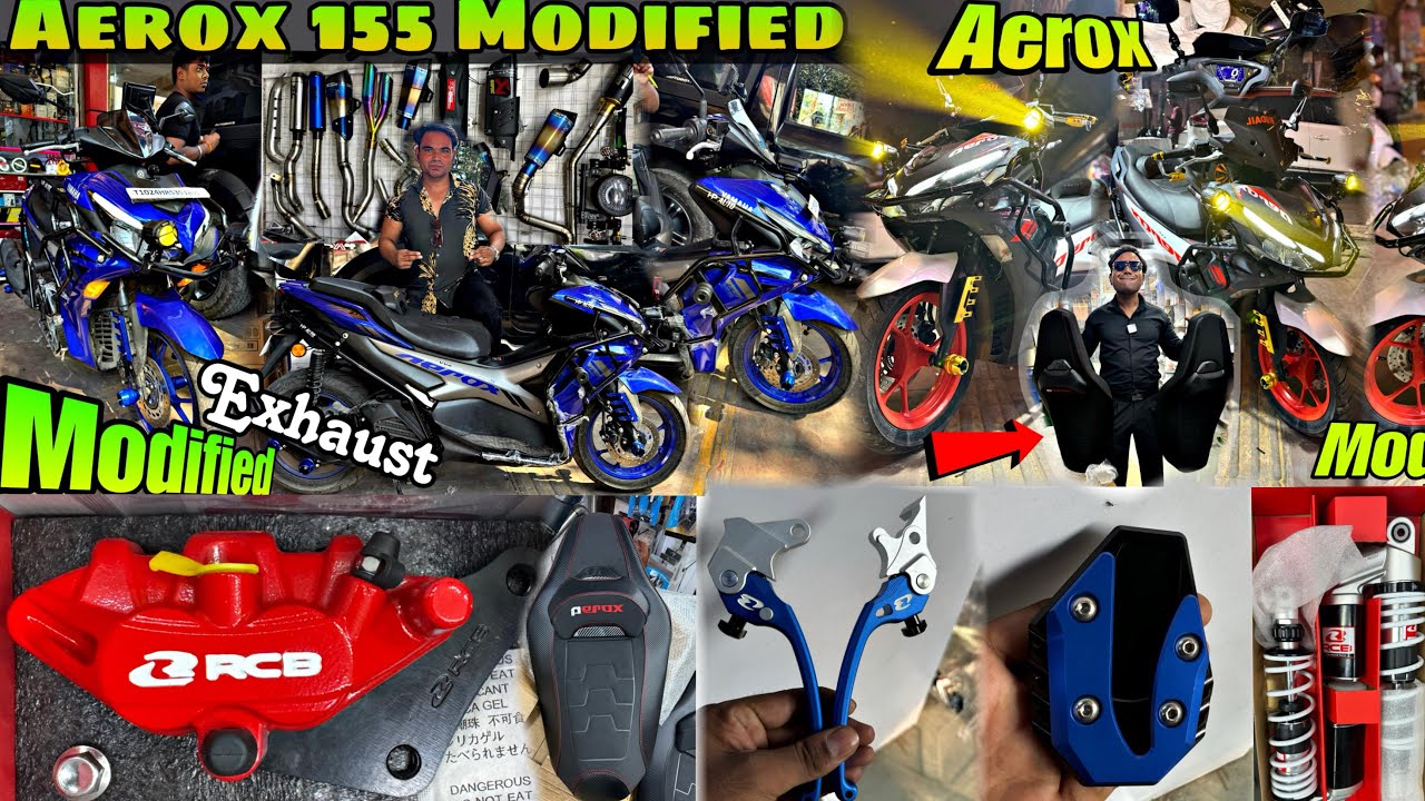 Aerox 155 modified | yamaha aerox 155 accessories | Aerox comfortable seat | SKD BIKE WORLD