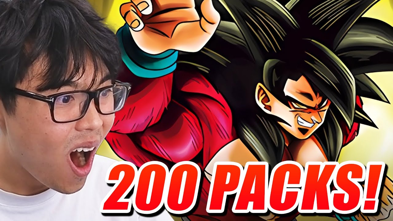 200 PACKS OPENED! NEW Raging Roar Set on DBS Fusion World - YouTube