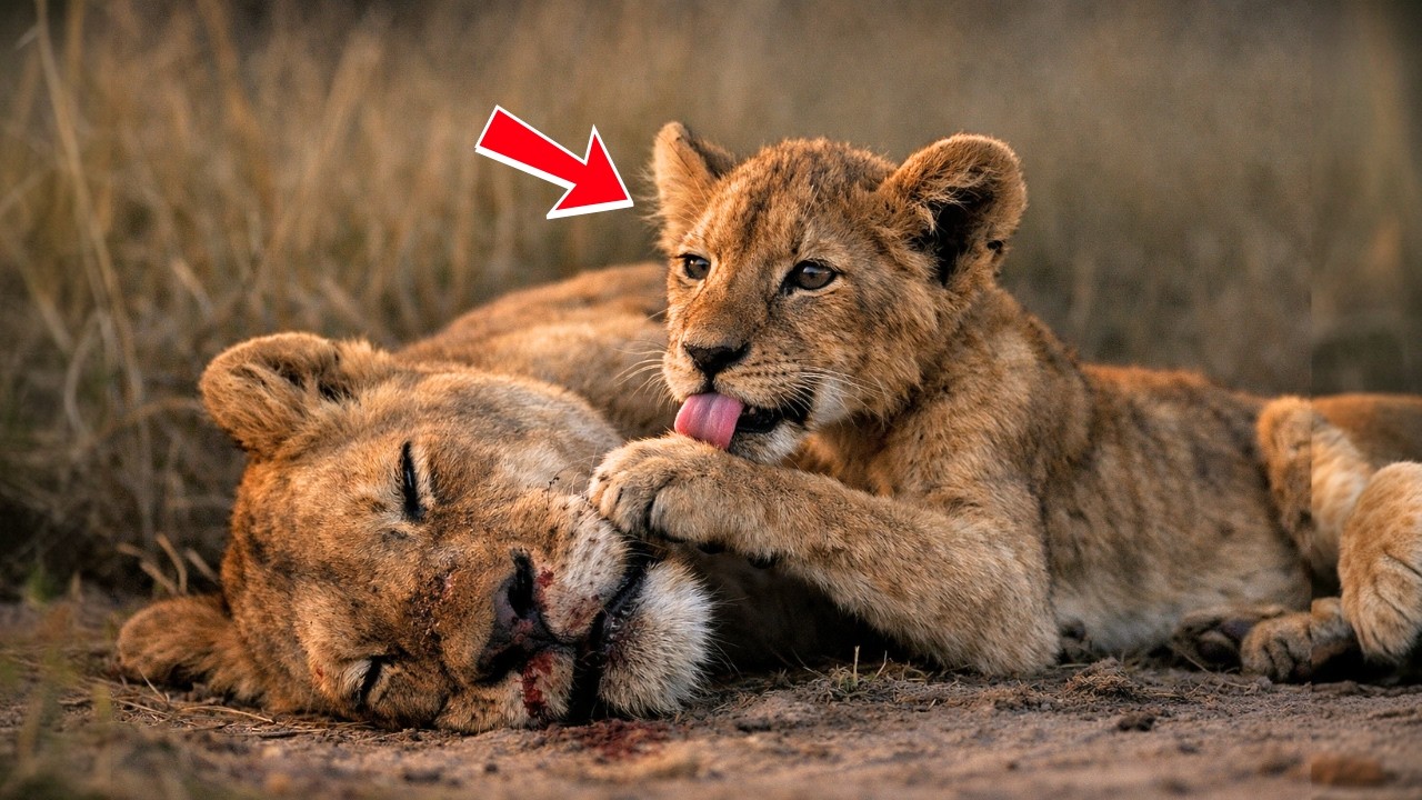 Baby Lion Saves Mother – A Heartbreaking Lioness Rescue Story