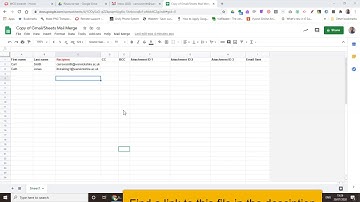 Mail merge with attachments for Gmail, Google Sheets