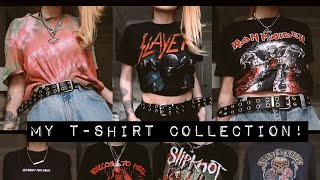 MY T-SHIRT COLLECTION - VINTAGE & NEW