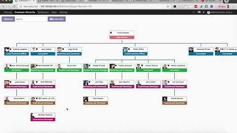 Organization Chart in Odoo By SLife Organization