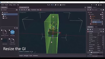 Godot Engine 3.0 alpha1 Setup the Global Illumination Probe