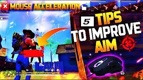 5 Tips to fix mouse acceleration problem in Free Fire | How to improve aim and accuracy in Free Fire
