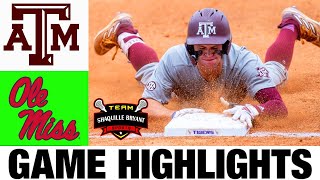 #3 Texas A&M vs Ole Miss Highlights [GAME 2] | NCAA Baseball Highlights | 2024 College Baseball