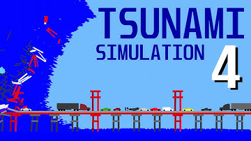 Tsunami Simulation 4! | Algodoo