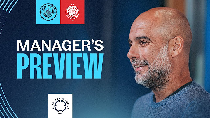 PEP GUARDIOLA PRESS CONFERENCE | WYDAD AC | FIFA CLUB WORLD CUP