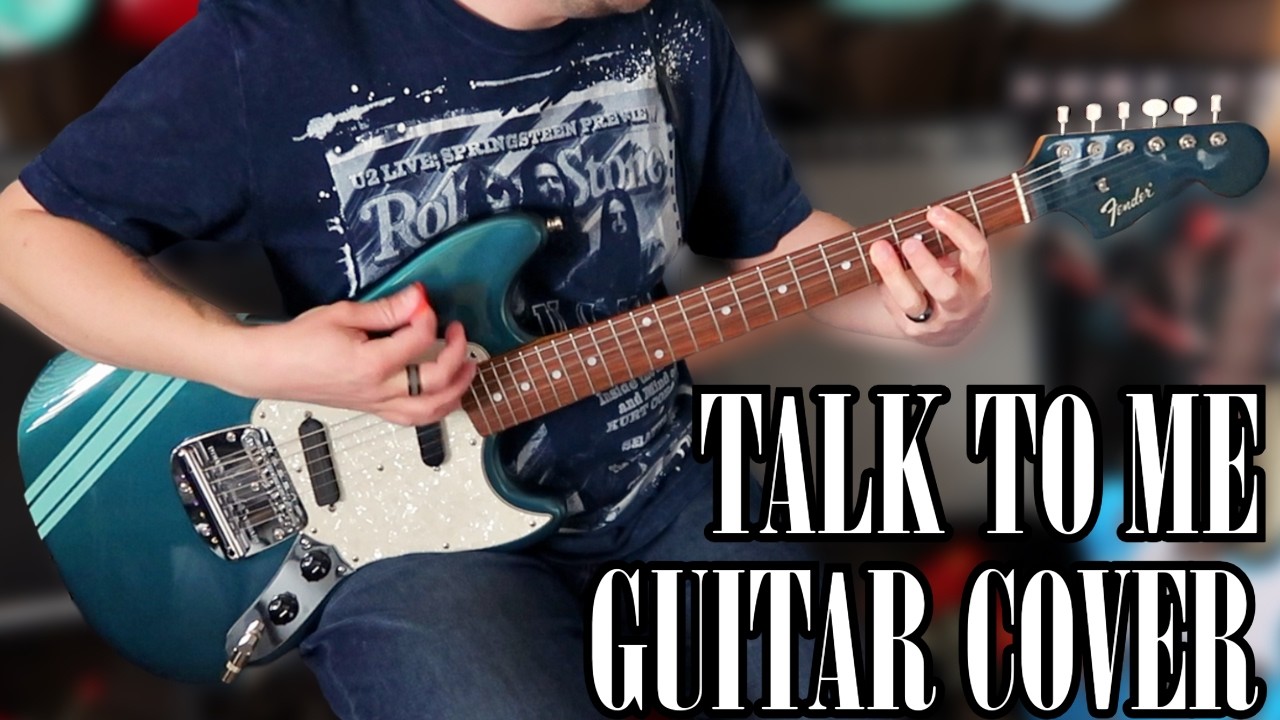Nirvana Talk To Me Guitar Cover | Kurt Cobain Fender Competition Mustang